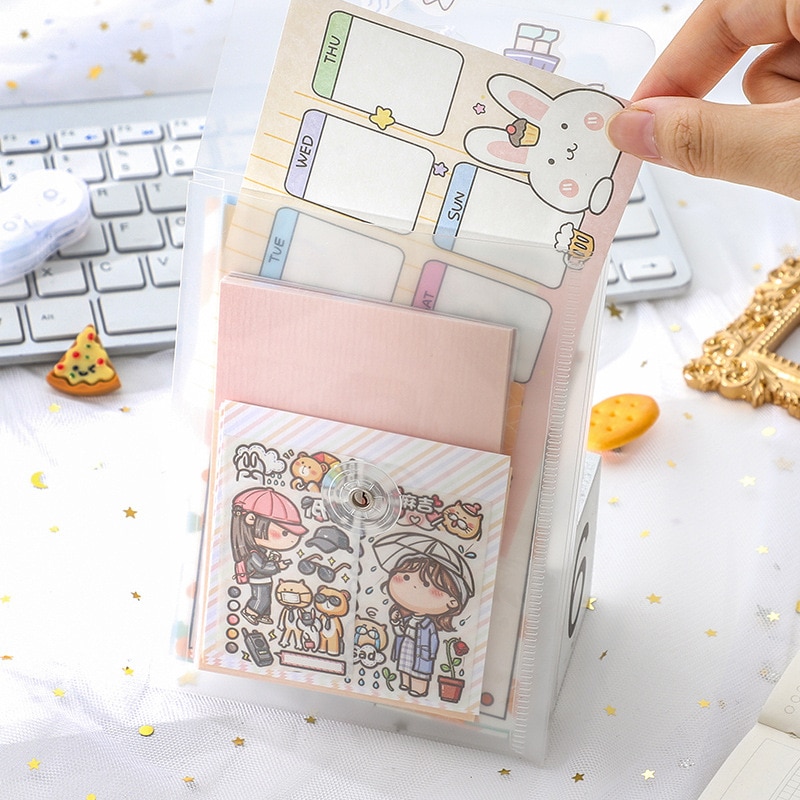 Washi Masking Tapes Multi Organizer Pouch Minimalist Transparent Waterproof Large-capacity Pvc Visible Portable Storage Bag