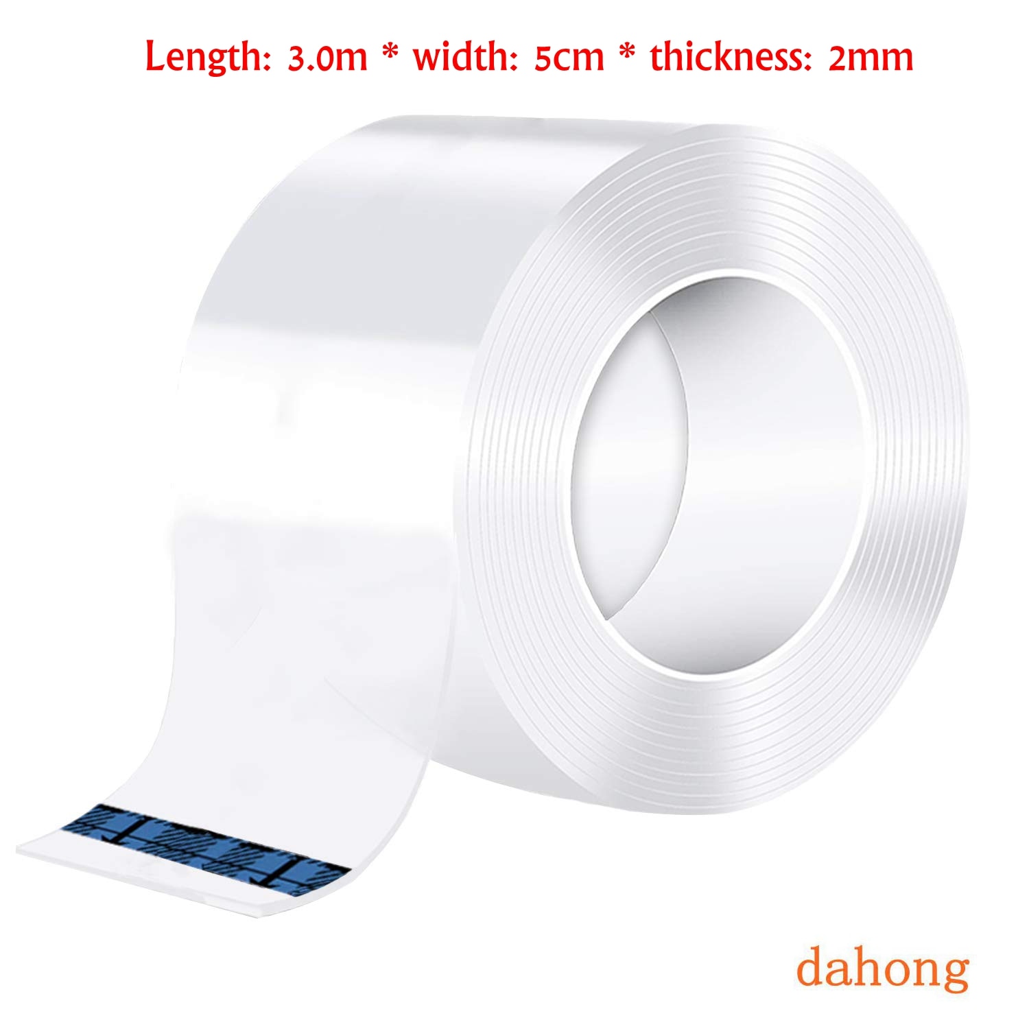 Nano Double Sided Tape Heavy Duty Multipurpose Traceless Removable Washable Gel Grip Tape Clear Sticky Adhesive Mounting Tape