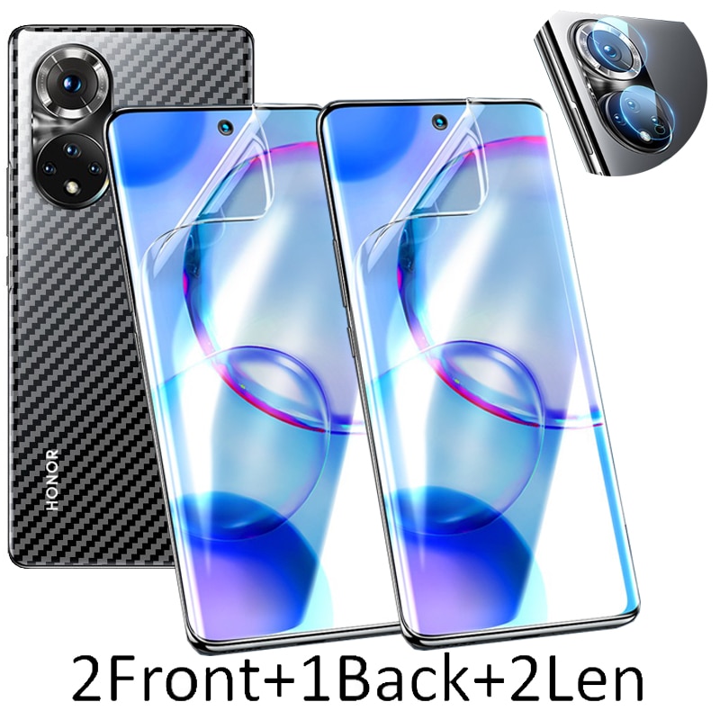 lamina, hidrogel for huawei honor 50 back&front soft glass honor50 se 50 lite 30 xonor 50 hydrogel film honor 50 pro accesso