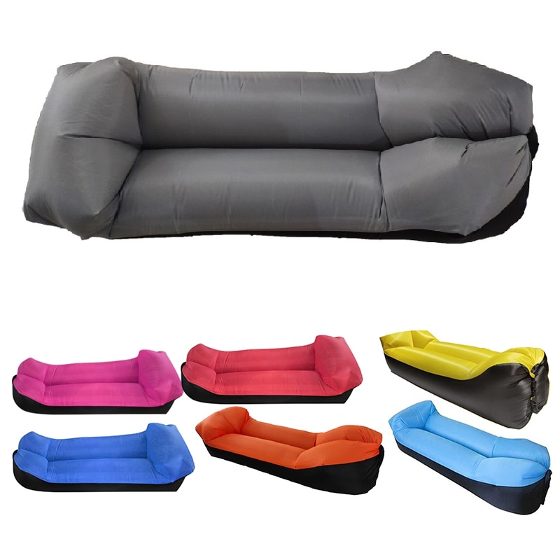 Inflatable Sofa Lazy Portable Inflatable Sleeping Bag Recliner Camping Chair With Waterproof And Anti-Leakage Design