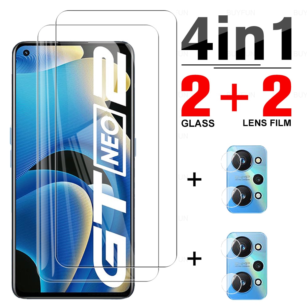 6in1 Tempered Glass For Realme GT Neo2 Screen Protector For OPPO Realme GT Master Realme GT 5G GTNeo Camera Lens Protective Film