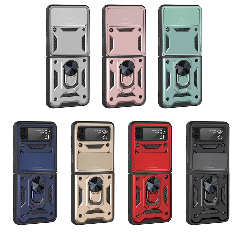 Phone Case Smart Phone Bumper Protective Cover for Samsung Galaxy Z Flip3 5G Shockproof Cellphone Case