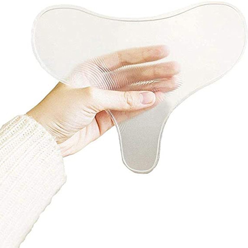 Reusable Silicone Wrinkle Removal Sticker Chest Neck Sticker Pad Anti Wrinkle Anti Aging Breast Lifting Chest Patch Flesh