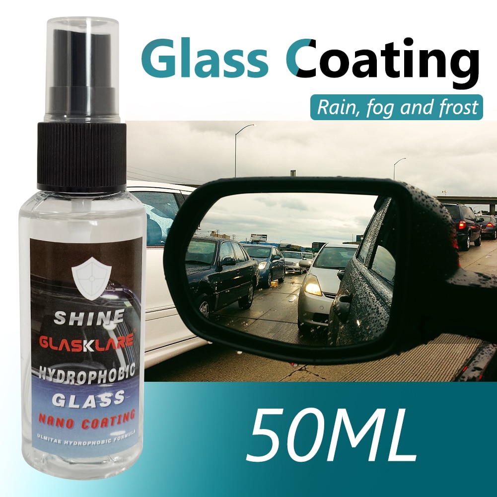 Waterproof Agent Hydrophobic Coating GLASKLARE 50ml Car Windshield Glass Nano for Caring Personal Cars Accessories