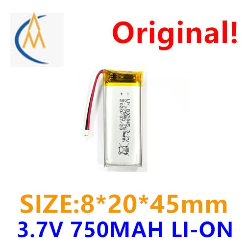Polymer 802048 802045 782150 800MAH lithium battery 3.7V rechargeable lithium ion battery navigator toy test led