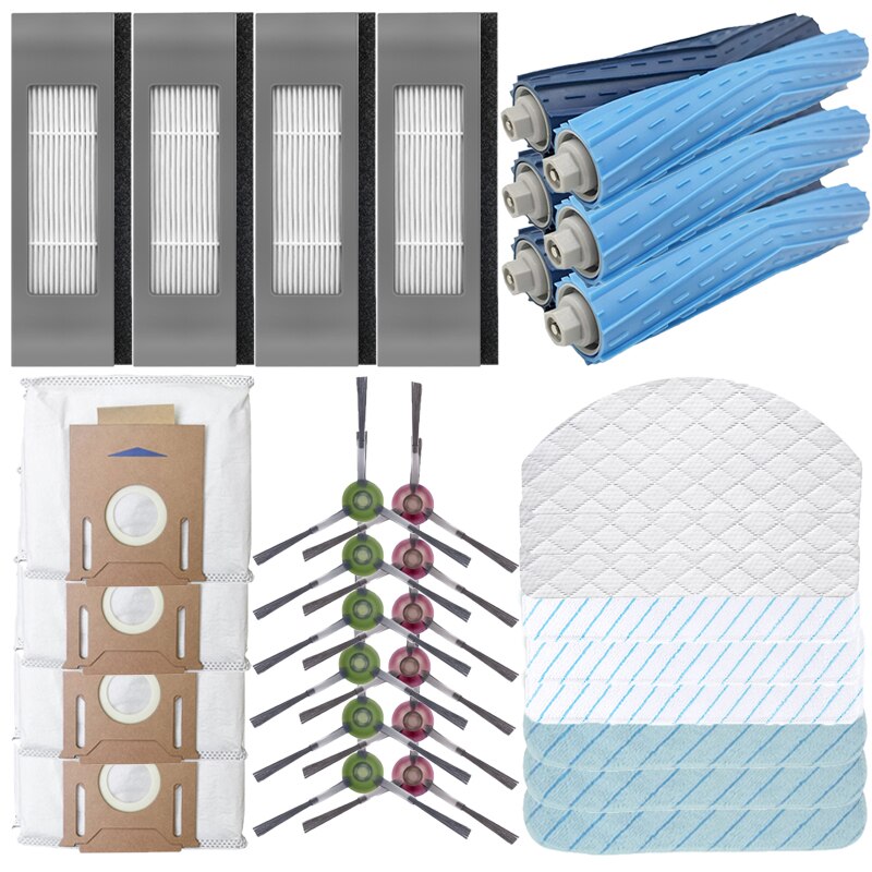 Dust Bag Main Side Brush Mop Cloth Filter Parts For Ecovacs Deebot T9 AIVI T9 PRO T9 MAX T9 POWER Vacuum Cleaner Accessories