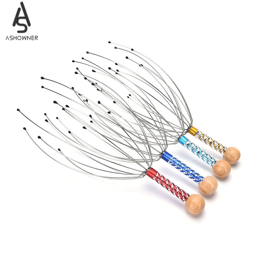 Head Scratching Massage Claws Octopus Head Massager Scalp Scratcher Massage Claw Small Artifact Soul Extraction Extractor