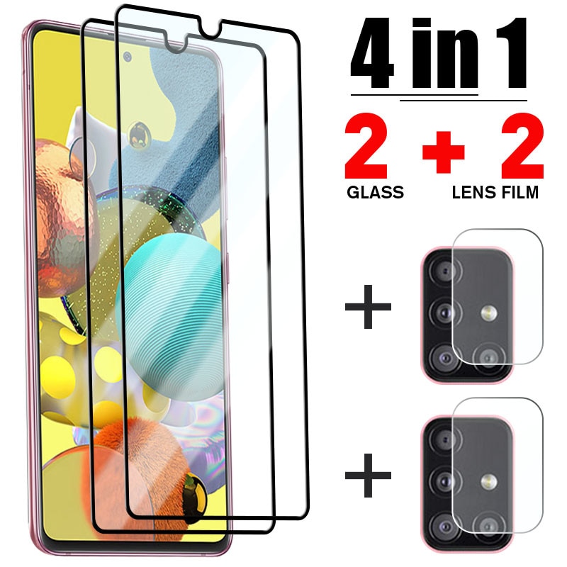 4in1 tempered glass for samsung a72 a52 a32 5g a12 lens screen protector glass for samsung a70 a50 a30 a30s a20 a20s a10 a10s