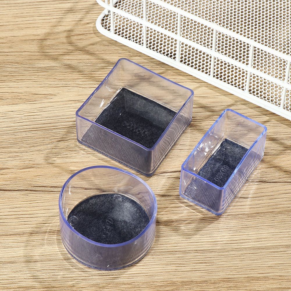 4Pcs/set New Transparent PVC Table Leg Caps Furniture Foot Cover Non-slip Floor Protector Pads Protective Case