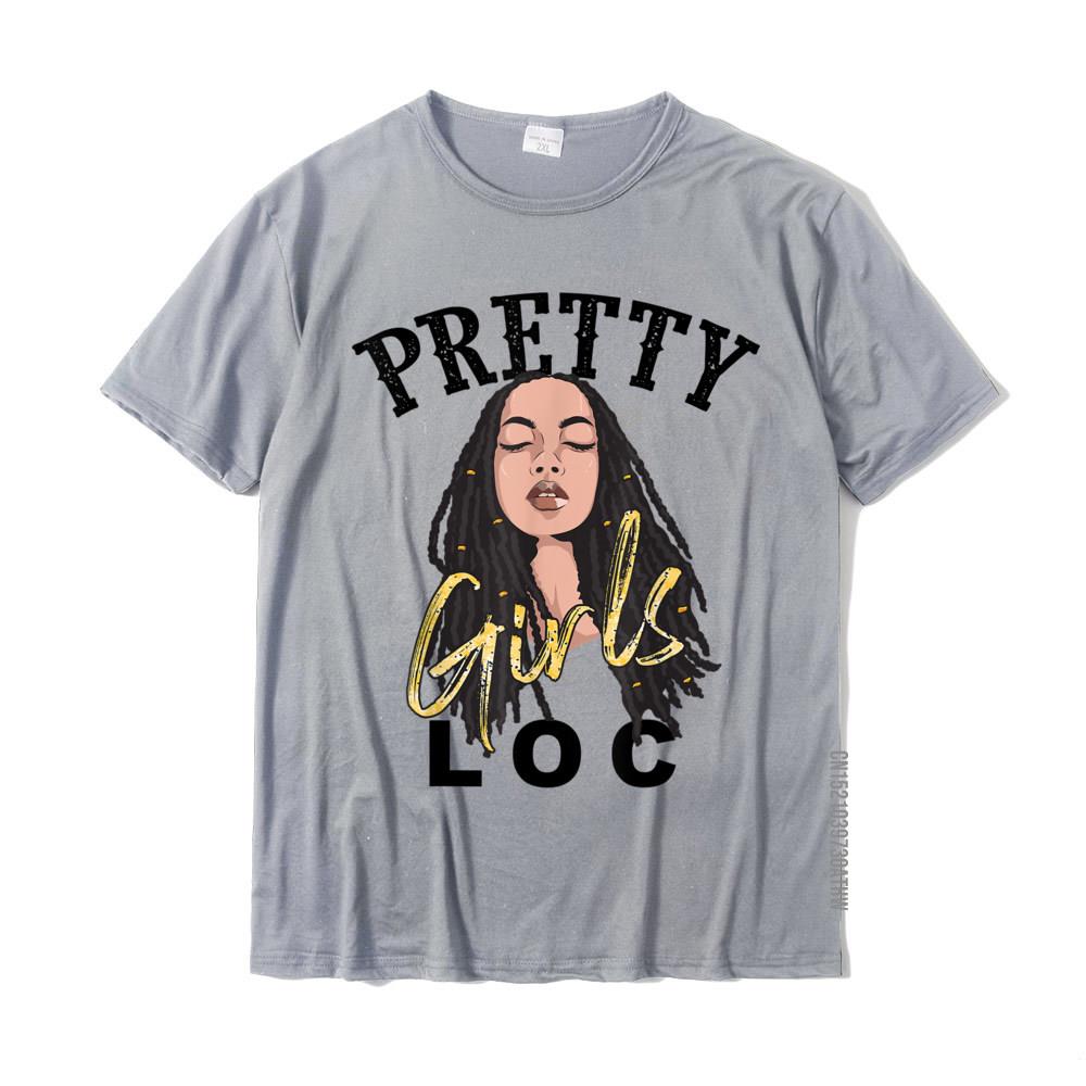 Cool Pretty Girls Loc Funny Melanin Women Afro Lover Gift T-Shirt Hot Sale Normal Tops Shirt Cotton Tshirts For Men Custom