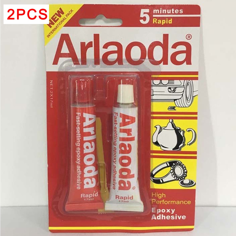 Araldite 2pcs/set 5/90 Minutes Stationery Metal Liquid AB Glue Ceramics Glues Waterproof AB Epoxy Adhesive