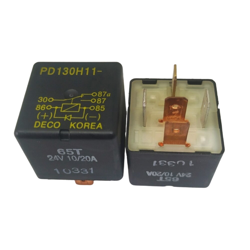 1PCS 100%New Relay Excavator auto relay PD130H11-65T 24V PD130H11-65T PD130H11 65T 24VDC 5PIN 10/20A