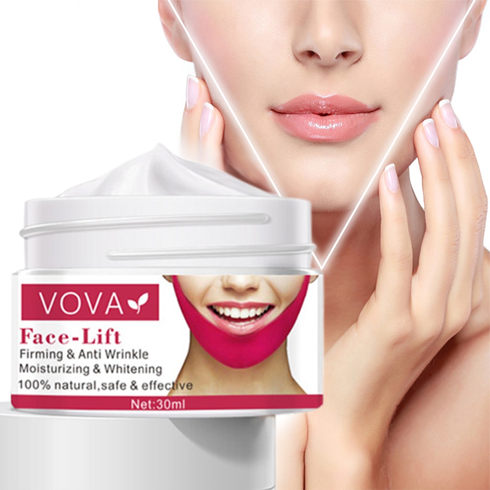Face Lifting Cream V Line Face Shaper Cream Facial Lifting Tightening Slimming Cream Double Chins Reducer Cream for Women