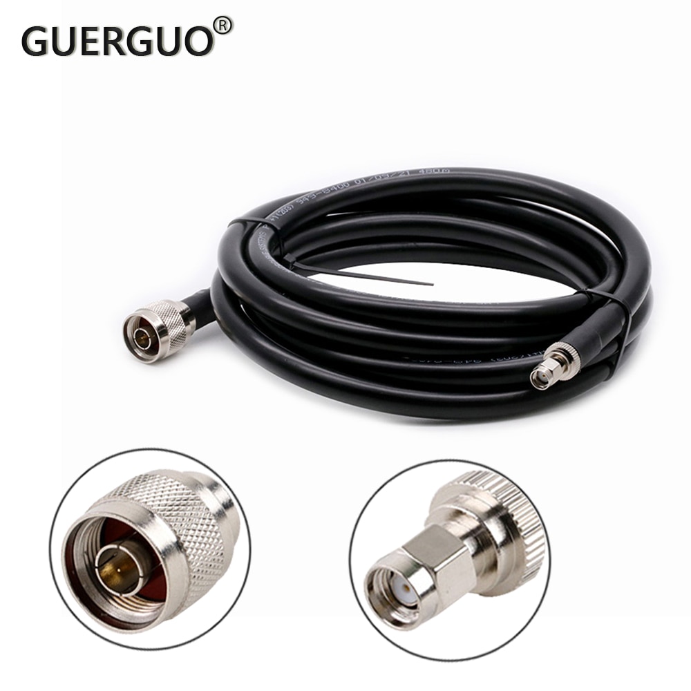 LMR400 Cable 50 ohm RP SMA Male to N Male RF Coax Extension Jumper Pigtail for 4G LTE Cellular Amplifier Phone Signal Booster