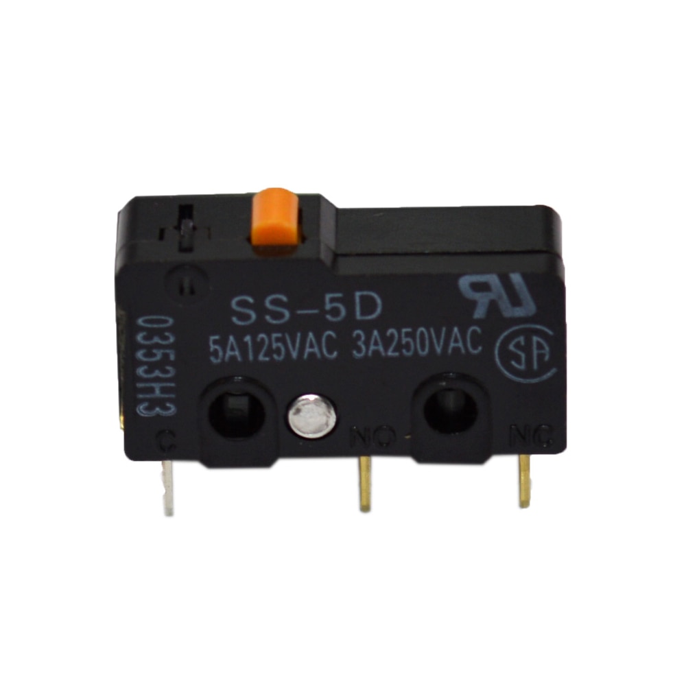 3PCS/lot 100%New SS-5D SS 5D Micro switch 5A 1.47N Printing substrate terminal