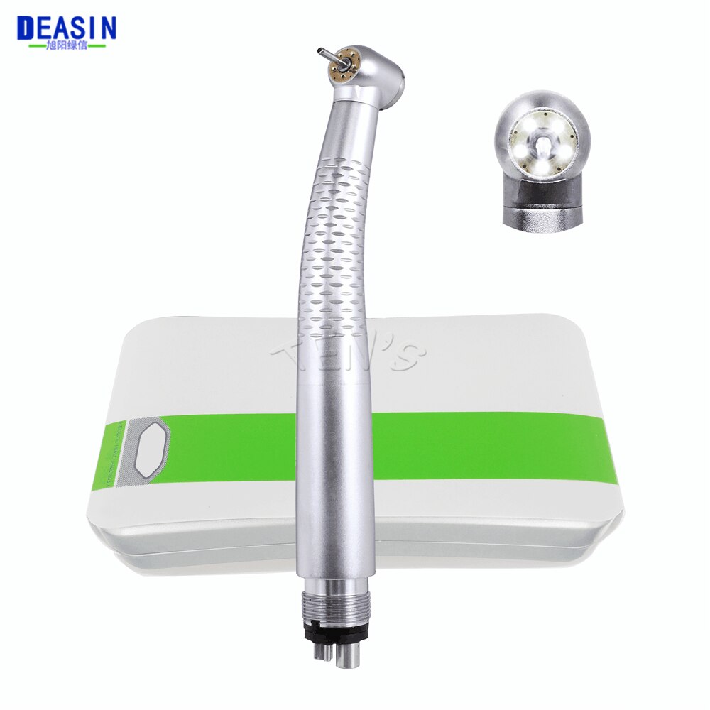 Dental High Standard 5 LEDs Rotor Turbine Cartridge Handpiece 2/4 Holes Material DentistryTools