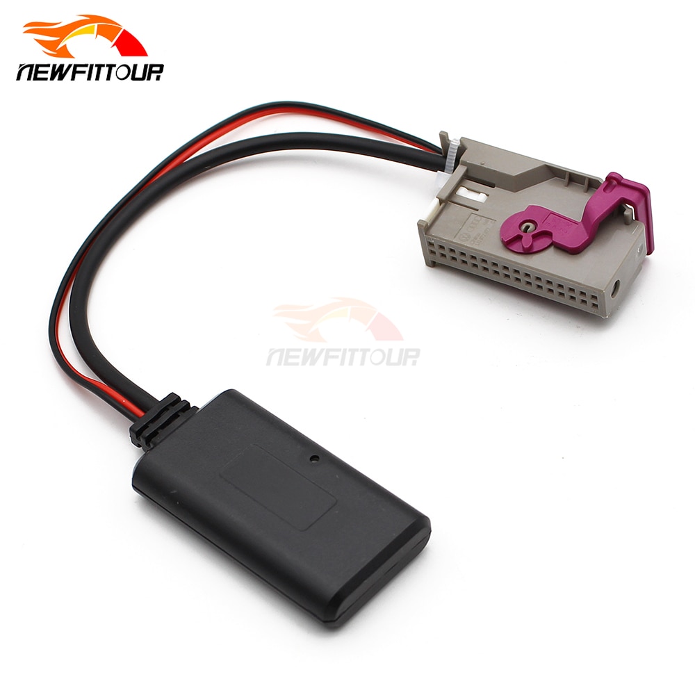 For Audi A3 A4 A6 A8 TT R8 RNSE Wireless Bluetooth AUX Adapter Music MP3 Aux-IN Audio Cable RNS-E 32Pins