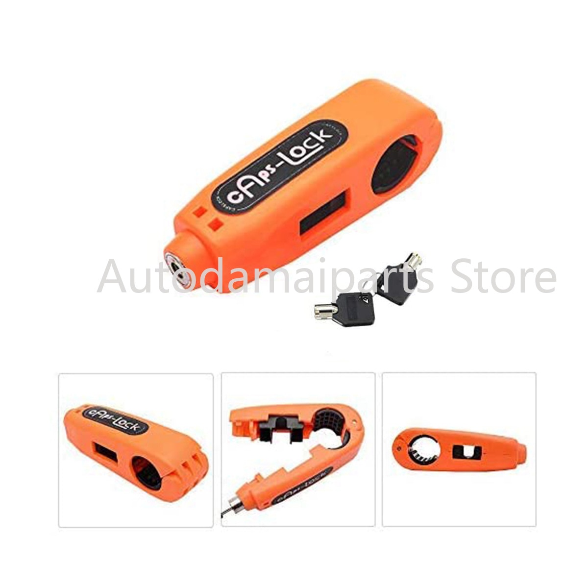 Motorcycle Throttle Handle Lock Electric Car Handle Anti-theft Lock Horn Lock Safety Compact Portable Car Lock
