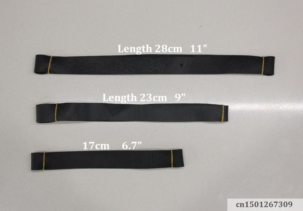 10Pcs 2cm Wide Strong Black Elastic Rubber Band Heavy Duty Large Package Packing Ties 1.5mm Thickness