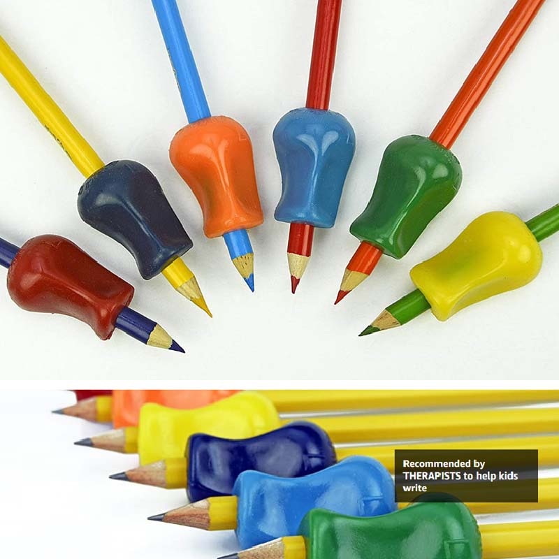 Silicone Pen Gripper Baby Learning Writing Tools Correction Device Pencil Grips Writing Aid Grip Stationery Teaching Equipment