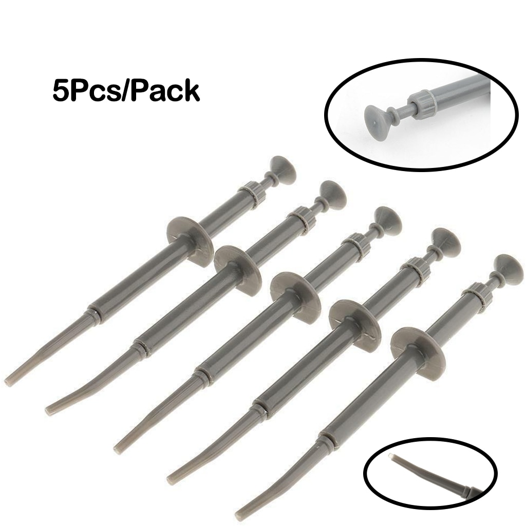 Cesoon 5Pc/Pack Dental Amalgam Gun Carrier Plastic Syringes Restorative Filling Instruments Oral Care Dentistry Surgical Tools