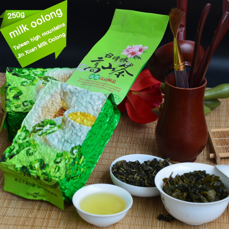 2021 year good tea Taiwan high mountains Jin Xuan Milk Oolong Tea wulong milk tea green the tea with milk flavor rfree shipping