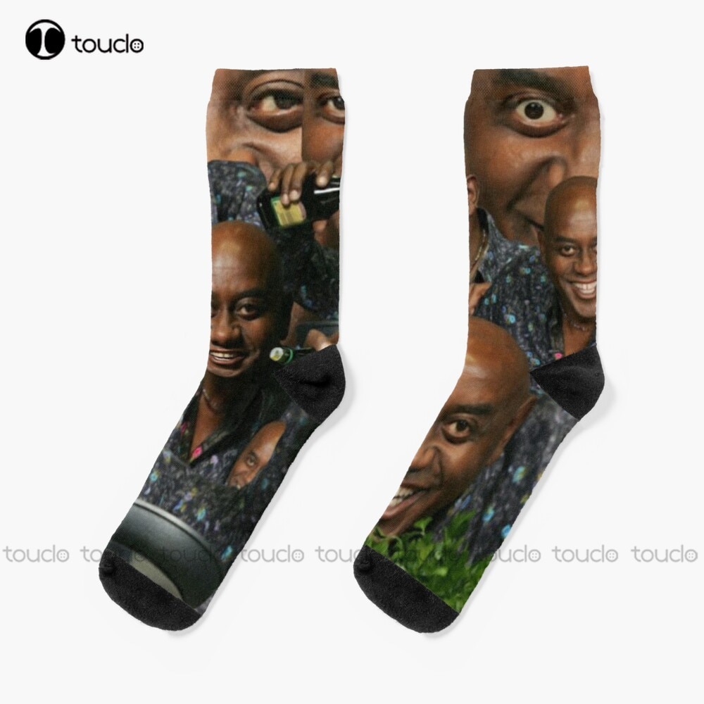 Ainsley Harriott Exe Socks Womens White Socks Personalized Custom Unisex Adult Teen Youth Socks 360° Digital Print
