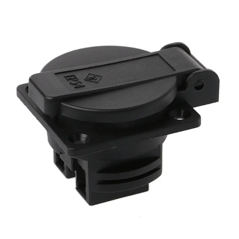 AC 250V 16A German Standard Power Outlet Single Plug Waterproof Wall Socket