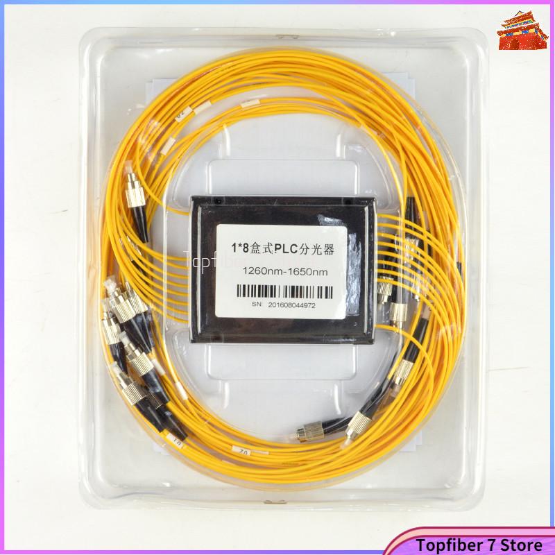 FC/ UPC 1x8 PLC Fiber Optic Splitter,Cassett Fiber Optical Splitter or ABS PLC Splitter,Single Mode ,SC FC LC ST Connector