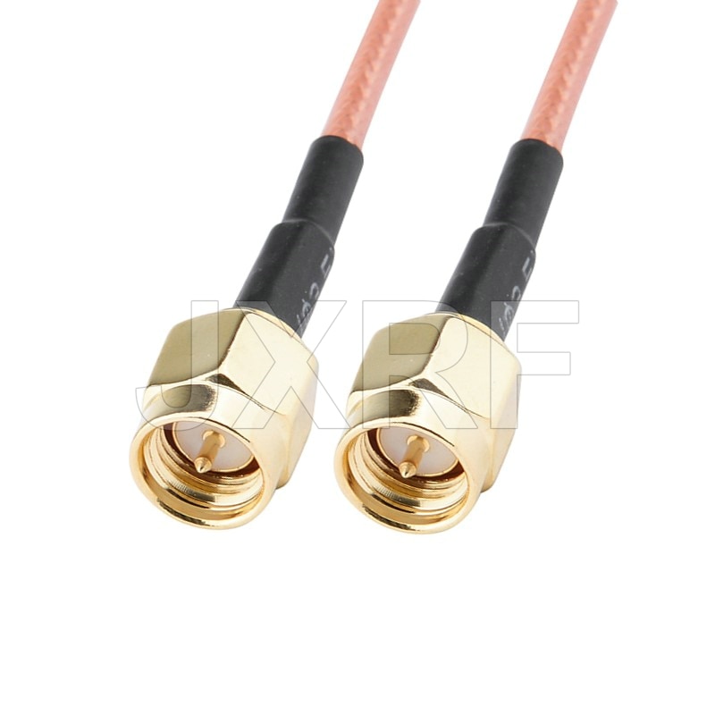 JXRF Connector SMA to SMA F female SMA to CRC9 TS9 SMA Extension Coax Jumper Pigtail Cable 15CM RG316 for 3G 4G Modem Router