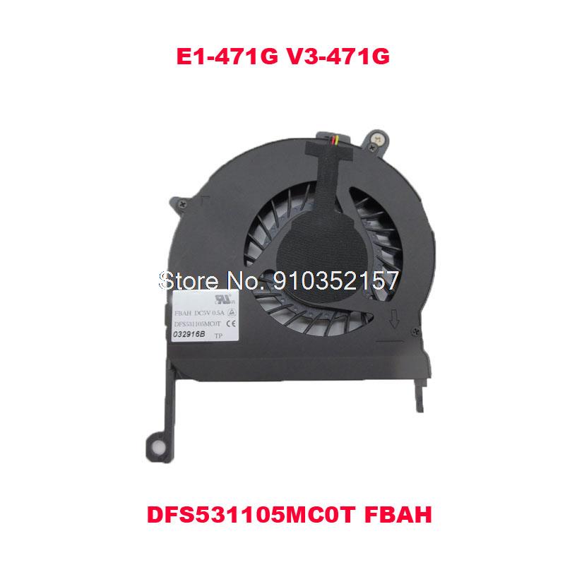Laptop CPU FAN For ACER E1-471G V3-471G DFS531105MC0T FBAH DFS531105MCOT MF75090V1-C130-G9A New