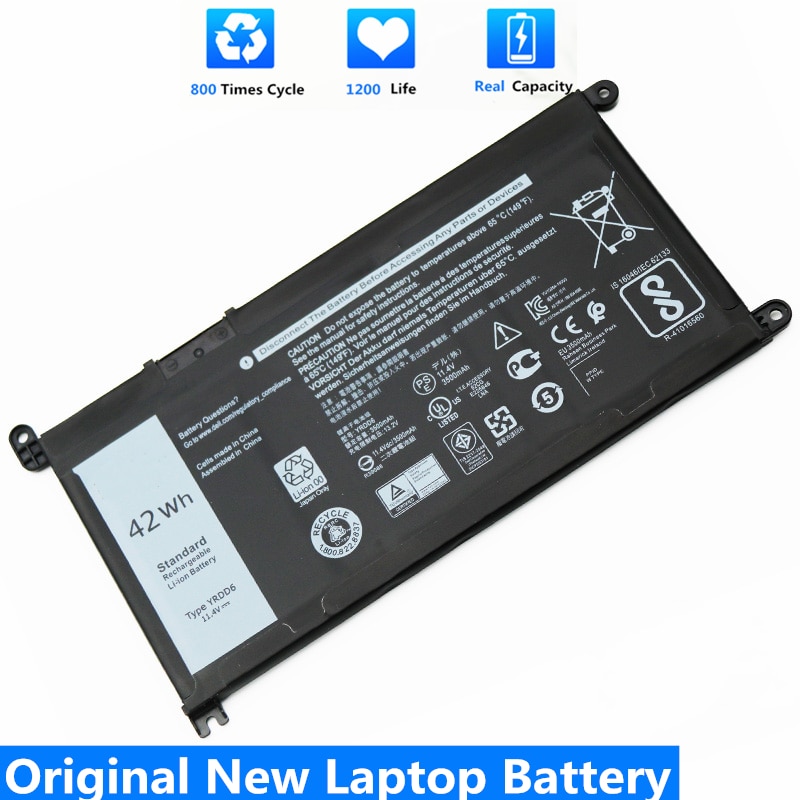 CSMHY YRDD6 Battery for Dell Inspiron 5482 5480 5481 5485 5491 5591 5593 3583 3310 2-in-1 3493 3582 3593 3793 5584 5493 5585