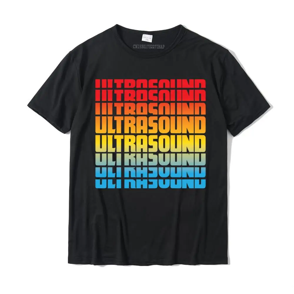 Ultrasound Tech Sonographer Radiology Sonography Gradient T-Shirt Tees Newest Cotton Unique Personalized Mens