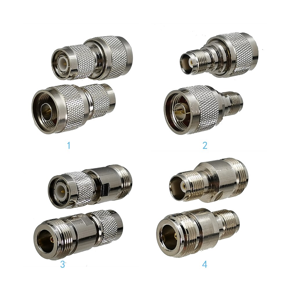 1pcs Connector Adapter N to TNC Male Plug & Female jack RF Coaxial Converter Wire Terminal Brass Straight 50ohm New