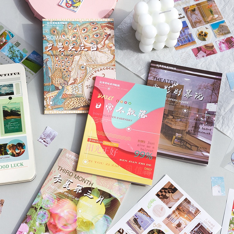 4packs/LOT chronicle appreciation series daily Creative fresh cute lovely deceration DIY sticker