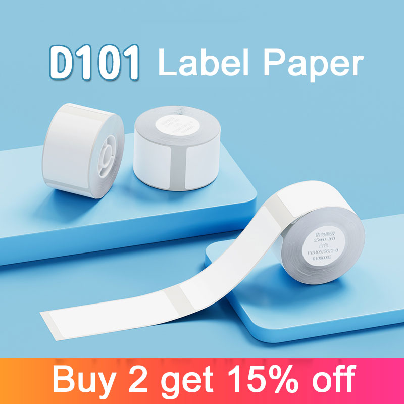 NIIMBOT D101 D11 0 Mini White Printer Label Sticker Anti-Oil Waterproof Tear-Resistant for Supermarket Price Label Roll Paper