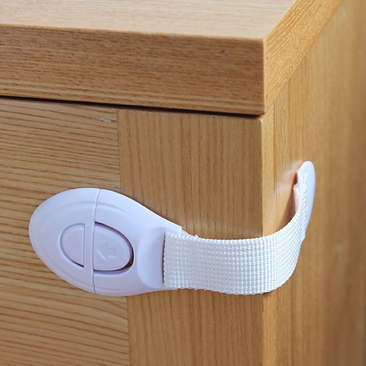 10Pcs/Lot Child Lock Protection Of Children Locking Doors For Children's Safety Kids Safety Plastic Protection Safety Lock