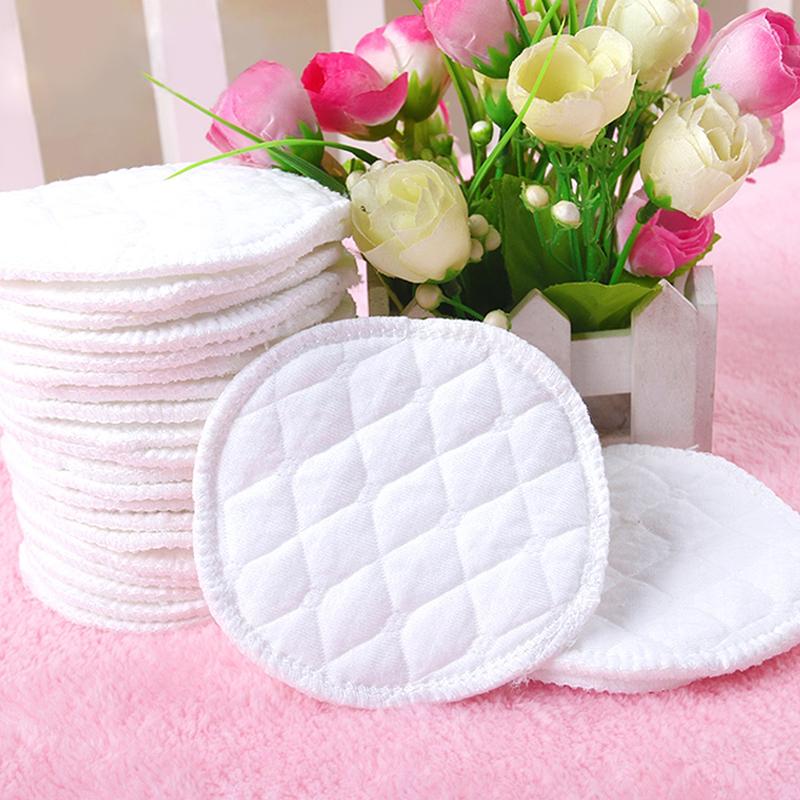 12 Pcs Reusable Breast Feeding Baby Breastfeeding Accessory Soft Washable Absorbent Pads Baby Breast E2x4