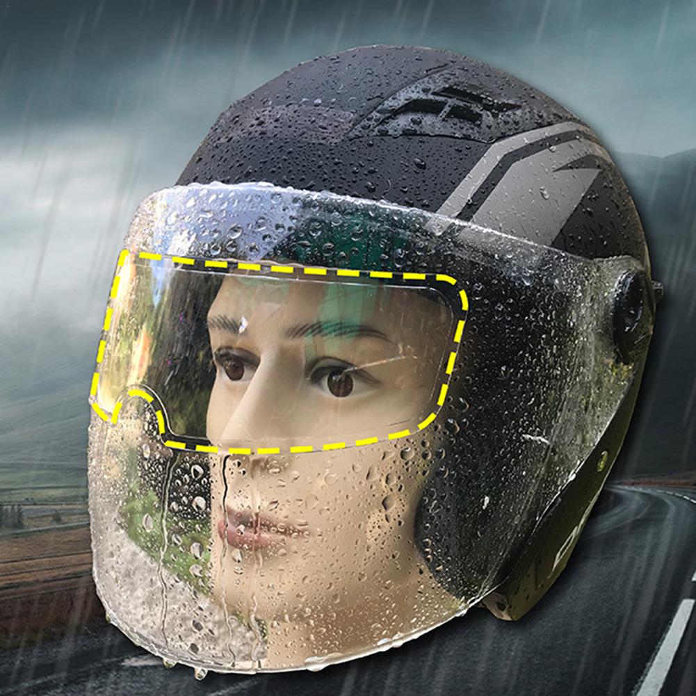 Rainproof And Anti-fog Film For Motorcycle Helmet Universal Helmet Patch Film Suitable For Full Helmet, Half Helmet,open Helmet