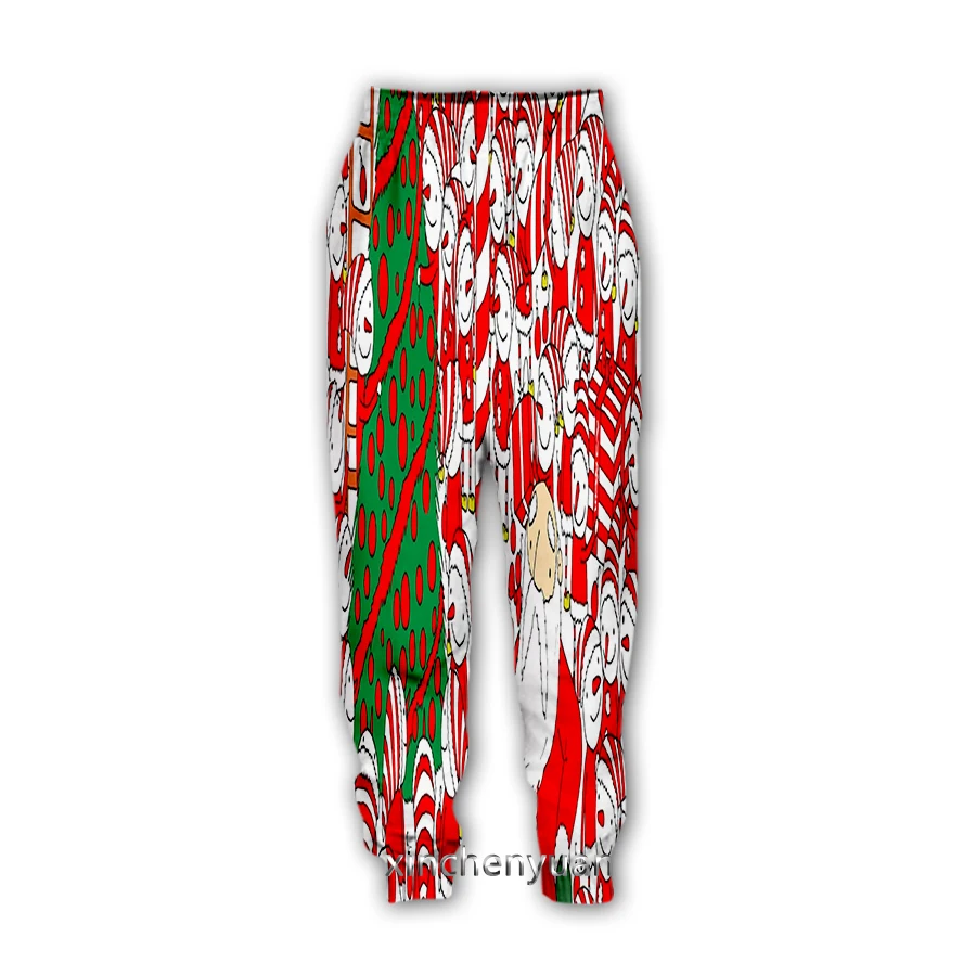 xinchenyuan 3D Men/Women's Christmas Theme Print-Casual Pants Sweatpants Straight Pants Sweatpants Jogging Pants Trousers K
