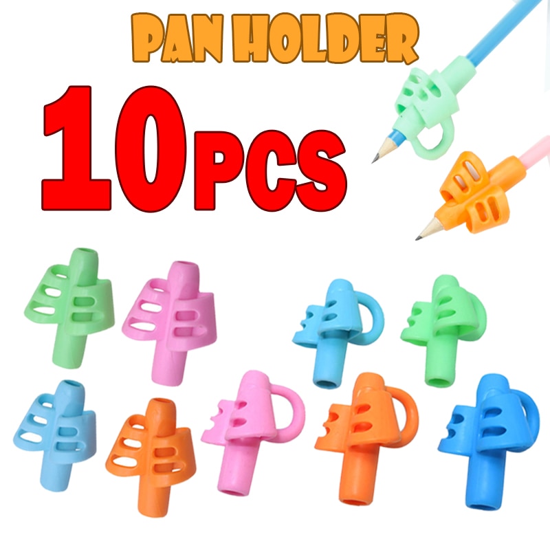 10pcs Two-Finger Pen Holder Children'S Writing Learning Practice Pen Assisted Holding Pen Posture Silicone Orthosis For Stu