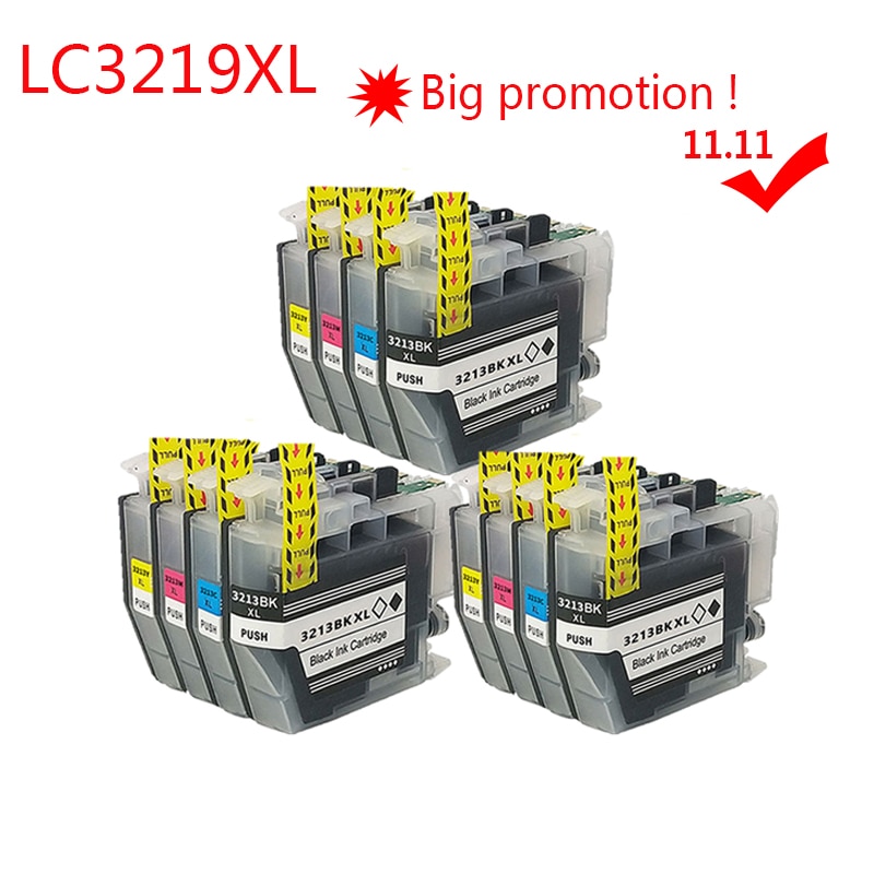 ASW LC3219 LC3219XL LC 3217 lc3217XL Ink Cartridge For Brother MFC-J5330DW J5335DW J5730DW J5930DW J6530DW J6935DW