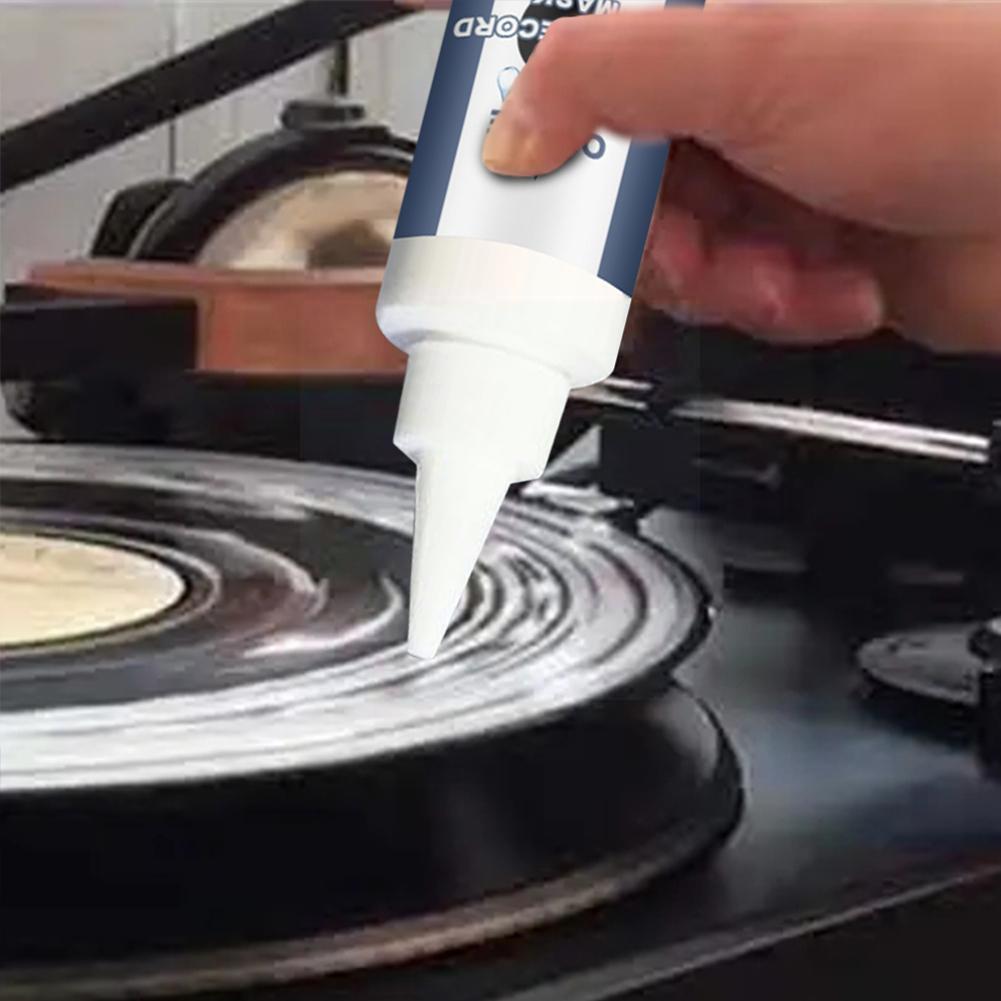 Vinyl Record Cleaner Deep Cleaning Of Grooves Slits Cleaner And Dust Of Strong For Record Professional Players Absorption S5j7