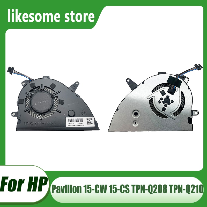 New For HP Pavilion 15-CW 15-CS TPN-Q208 TPN-Q210 Laptop CPU Cooling Fan P/N:L25584-001