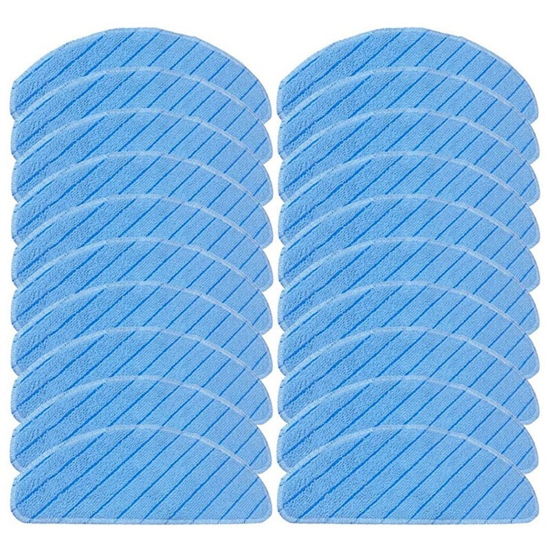 20PCS Washable Mop Cloth For Ecovacs Deebot Ozmo T9 AIVI T9 PRO T9 MAX T9 POWER Vacuum Cleaner Replacement Washable Mop Cloth