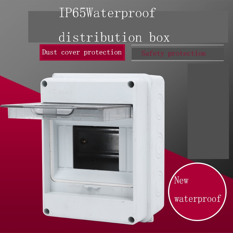 1/2/5/6/8/12/15/18/20/24 distribution box modes ip65 mcb impermeable to the open air electric junction box Transparent plastic