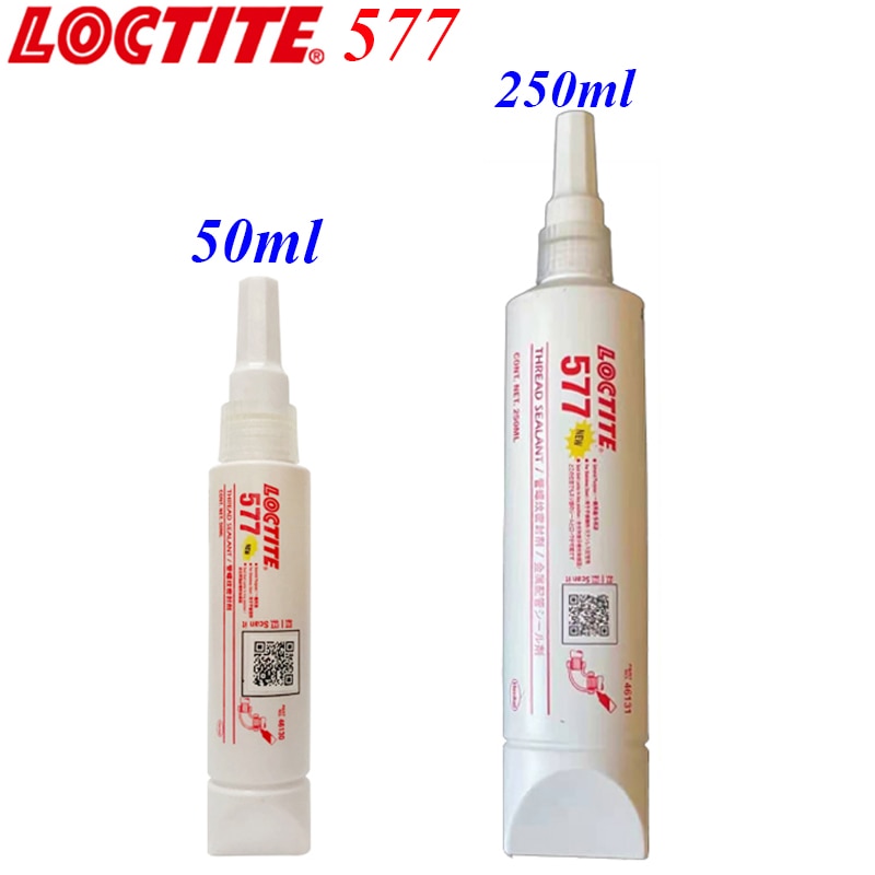 50/250ml Loctite 577 Glue Valve Sealing Tape Metal Hose Raw Material Pipe Sealant Adhesive High Temperature Water Resistance