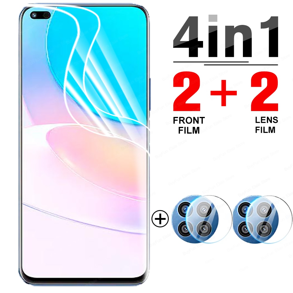 4 in 1 Hydrogel Film For Huawei nova 8i Screen Protector films for huawei nova 8i NEN-L22 6.67" Protective film not glass
