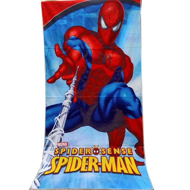 Avergens Swimming Towel Disney Spiderman Baby Boys Bath/Beach Towel Super Soft Absorbent Washcloth 70x140cm Children Gift