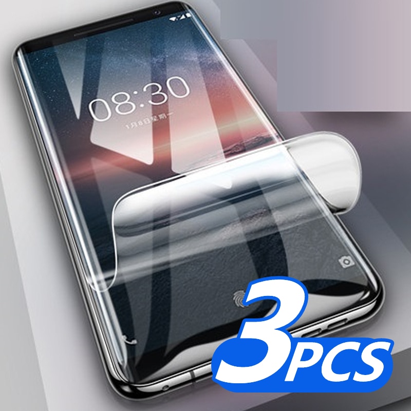 3IN1 Soft Hydrogel Film Protective Full Cover for LG Screen Protective Transparent Oleophobic Anti-scratch Film for LG Wing 5G